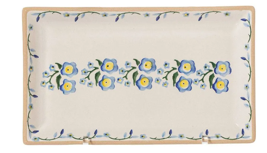 Corporate Gifts<Nicholas Mosse Nest Of 3 Rectangle Dishes Forget Me Not