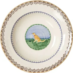 Landscapes<Nicholas Mosse Pasta Bowl Dog