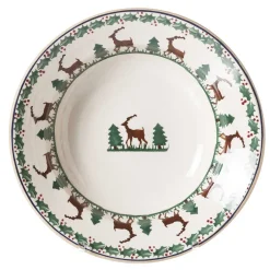 Reindeer<Nicholas Mosse Pasta Bowl Reindeer