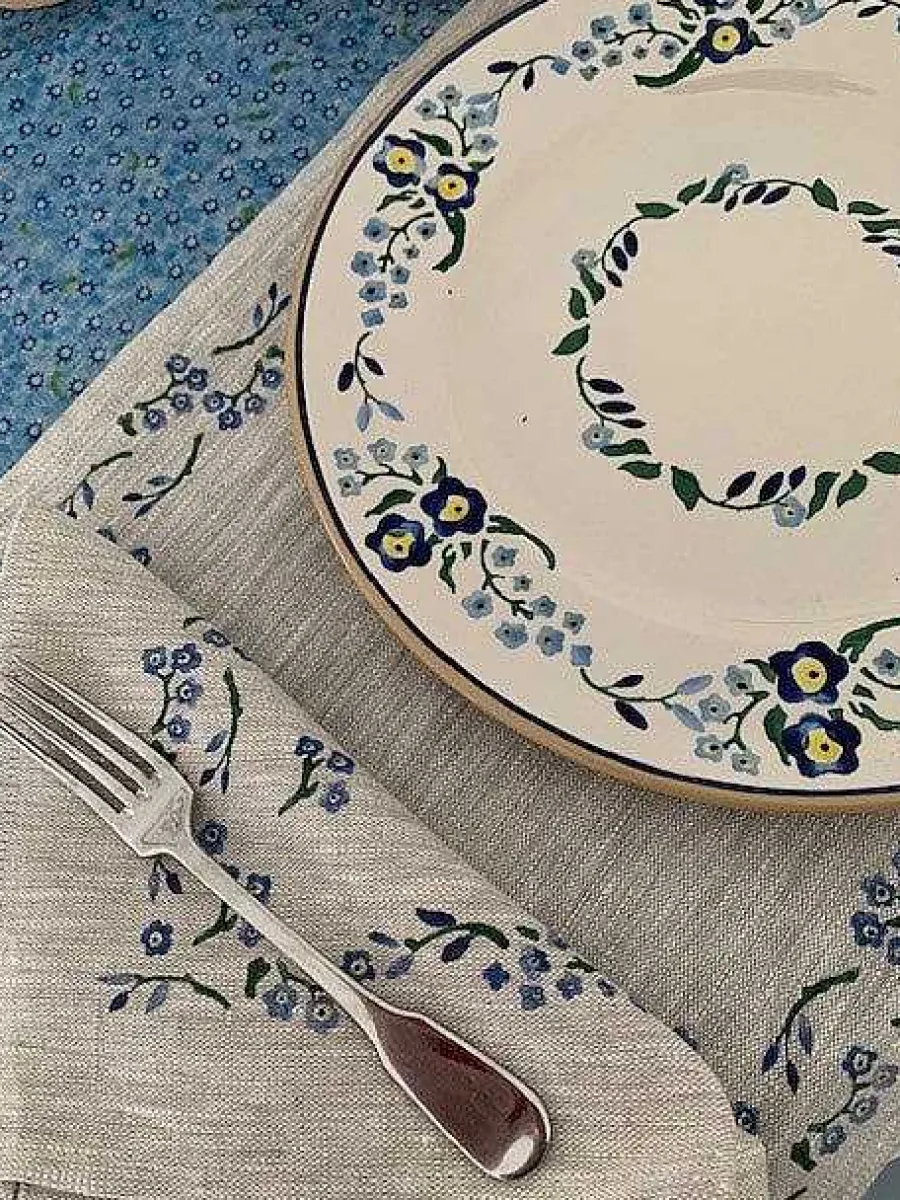 Forget Me Not<Nicholas Mosse Placemat Forget Me Not Linen