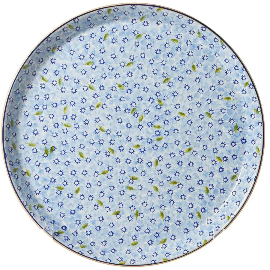 Lawn<Nicholas Mosse Presentation Platter Lawn Light Blue