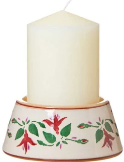Easter<Nicholas Mosse Reverse Candlestick And Candle Fuchsia