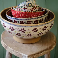Clematis<Nicholas Mosse Salad Bowl Clematis
