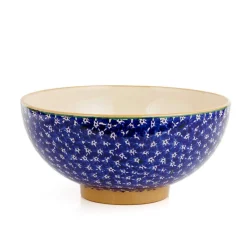 Easter<Nicholas Mosse Salad Bowl Dark Blue Lawn