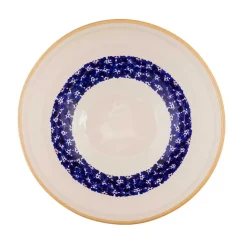 New In<Nicholas Mosse Salad Bowl Dark Blue Lawn
