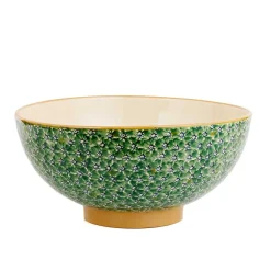 New In<Nicholas Mosse Salad Bowl Green Lawn