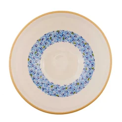 New In<Nicholas Mosse Salad Bowl Light Blue Lawn
