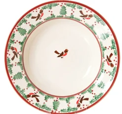 Winter Robin<Nicholas Mosse Set Of Four Pasta Bowls Winter Robin