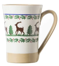 Reindeer<Nicholas Mosse Set Reindeer Everyday Plate And Tall Mug