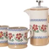 Coffee Addict'S Gifts<Nicholas Mosse Small Cafetiere & 2 Small Mugs Old Rose