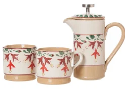 Fuchsia<Nicholas Mosse Small Cafetiere & 2 Small Mugs Fuchsia