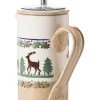 Serving<Nicholas Mosse Small Cafetiere Reindeer