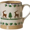 Jugs<Nicholas Mosse Small Cylinder Jug Reindeer