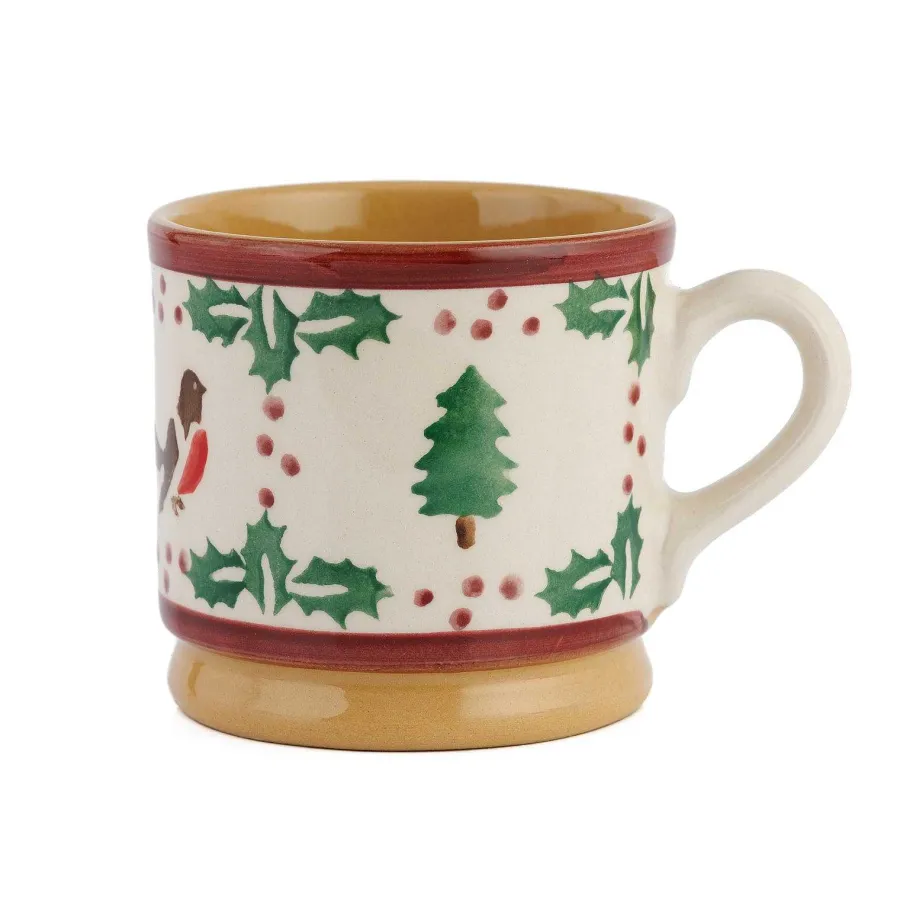 Mugs<Nicholas Mosse Small Mug Winter Robin