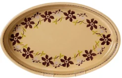 Oven Friendly Dishes<Nicholas Mosse Small Oval Oven Dish Clematis