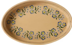 Oven Friendly Dishes<Nicholas Mosse Small Oval Oven Dish Forget Me Not