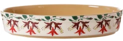 Food Lover'S Gifts<Nicholas Mosse Small Oval Oven Dish Fuchsia