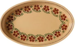 Oven Friendly Dishes<Nicholas Mosse Small Oval Oven Dish Old Rose