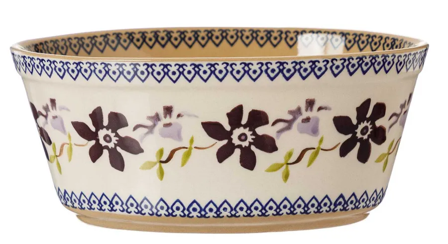 Oven Friendly Dishes<Nicholas Mosse Small Oval Pie Dish Clematis