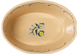 Food Lover'S Gifts<Nicholas Mosse Small Oval Pie Dish Forget Me Not