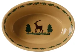 Food Lover'S Gifts<Nicholas Mosse Small Oval Pie Dish Reindeer