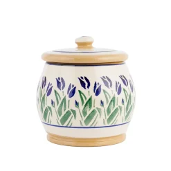 Valentine'S Day<Nicholas Mosse Small Round Lidded Jar Blue Blooms