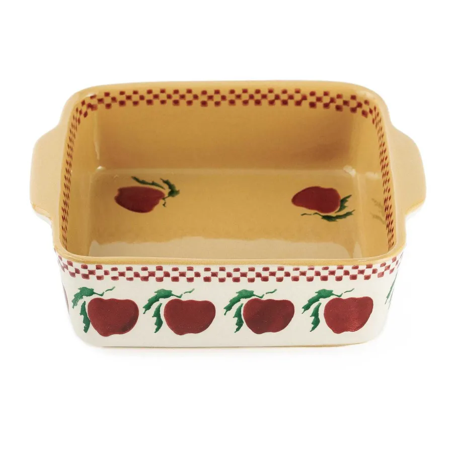 Oven Friendly Dishes<Nicholas Mosse Small Square Oven Dish Apple