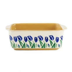 Oven Friendly Dishes<Nicholas Mosse Small Square Oven Dish Blue Blooms