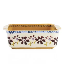 Oven Friendly Dishes<Nicholas Mosse Small Square Oven Dish Clematis