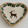 Reindeer<Nicholas Mosse Tiny Heart Plate Reindeer
