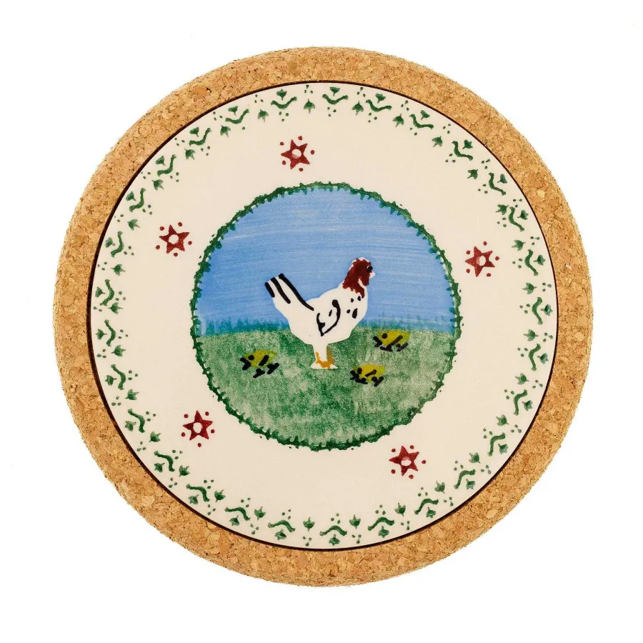 Christmas<Nicholas Mosse Trivet Round Hen