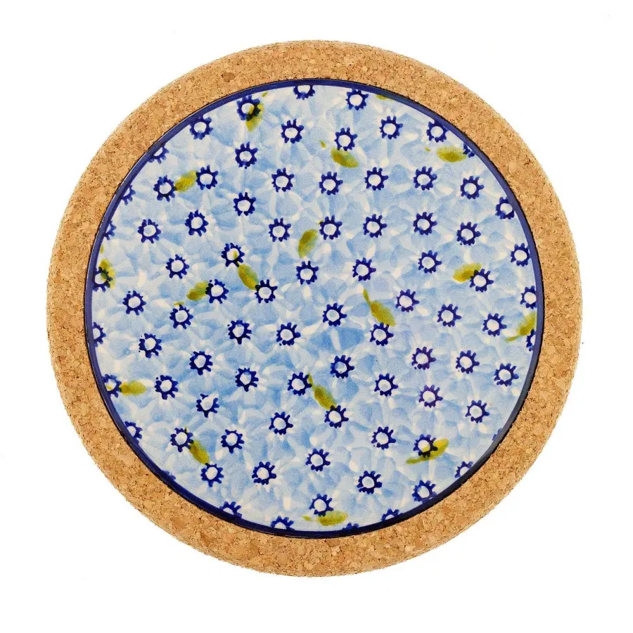 Easter<Nicholas Mosse Trivet Round Light Blue Lawn