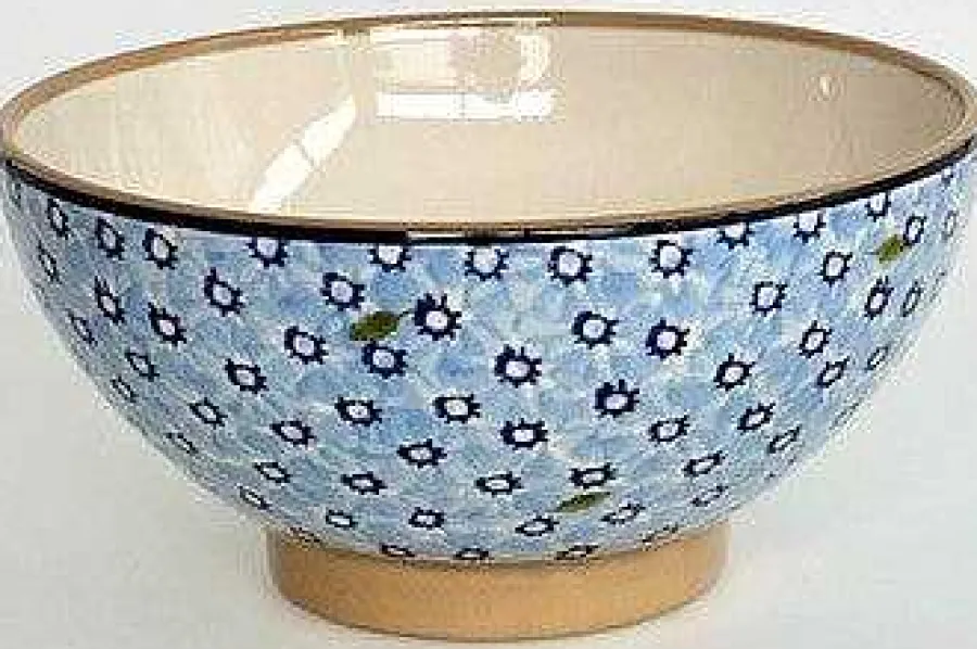 New In<Nicholas Mosse Vegetable Bowl Light Blue Lawn